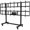 Tragbarer Videowand-Rollwagen f&uuml;r Konfigurationen 2x2 und 3x2 F&uuml;r Displays von 46 bis 55 Zoll