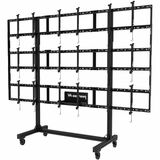 Tragbarer Videowand-Rollwagen für die Konfigurationen 2x2, 3x2 oder 3x3 Für Displays von 46 bis 55 Zoll