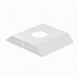 Accessory Cover For Modular Series Flat Panel Display and Projector Mounts, Square Ceiling Plate (MOD-CPF)