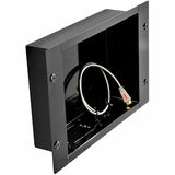 Recessed Cable Management and Power Storage Accessory Box