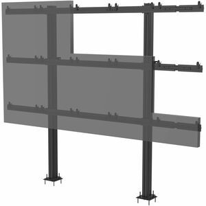 SEAMLESS Connect, Universal dvLED Floor-to-Wall Mount for 27" Displays up to 610mm Wide in a 5x5 Configuration.