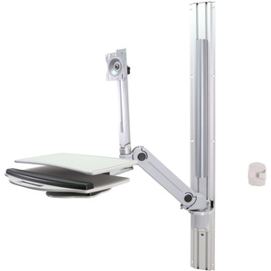 Peerless-AV&reg; PeerCare HCW202 Wall Mount for Flat Panel Display - Gray