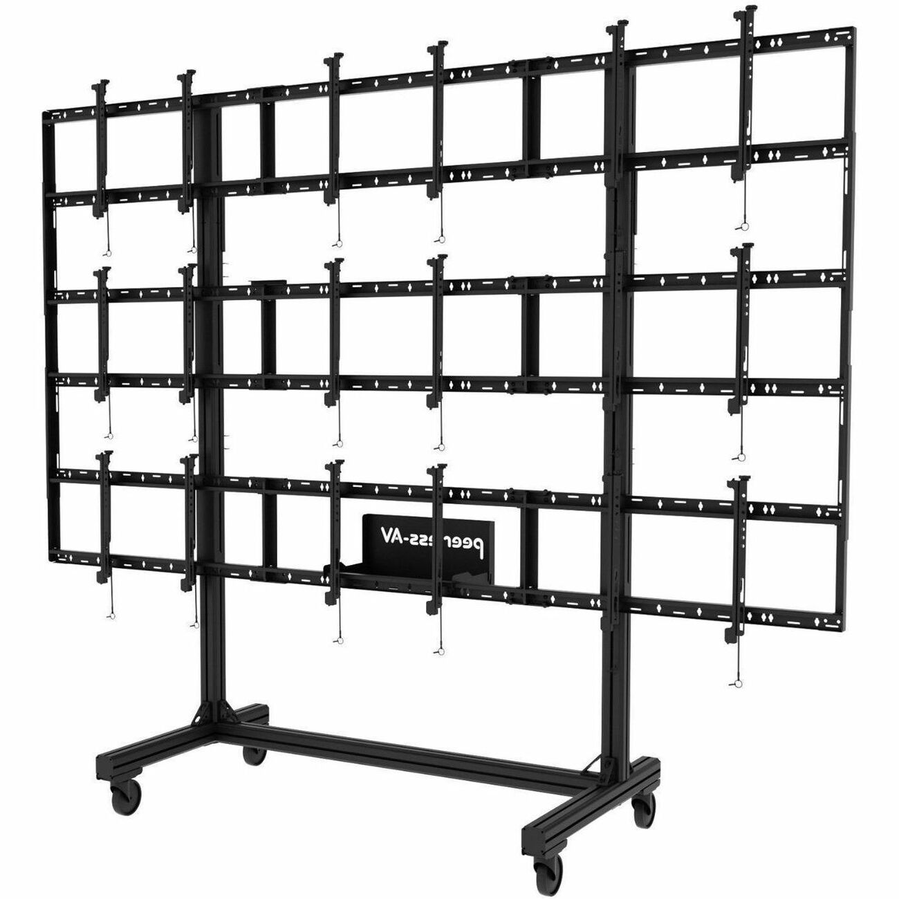 Peerless-AV® SmartMount® Portable Video Wall Cart 2x2, 3x2 or 3x3