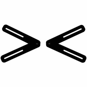 Peerless-AV&reg; Universal Sound Bar/Camera Mounting Kit For 32" to 70" TVs and Universal Sound Bars with Mounting Hole Spacing up to 39.4" (1000mm)