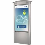 Peerless-AV&reg; Smart City Kiosk with 55" Xtreme™ High Bright Outdoor Display