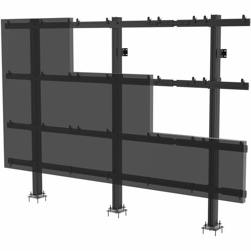 Peerless-AV&reg; SEAMLESS Connect LEDFWS-6x6 Montaje de piso a pared para LED Direct View - Negro - Horizontal/Vertical
