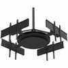 Support de plafond multi-&eacute;crans avec 4 bras t&eacute;lescopiques Pour &eacute;crans de 37" à 75"