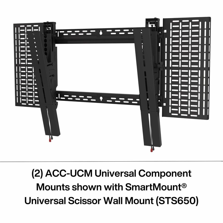 Universal AV Component Mount for Storing Media Players & other AV Components