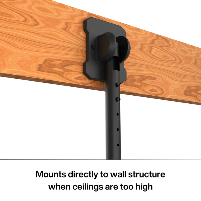 Mounts Direct to Wall When Ceilings are too high