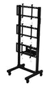 <html>SmartMount<sup>®</sup> Portable Video Wall Cart 1x3 Configuration for 46" to 60" Displays</html>