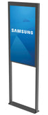 Floor Window Display Mount for Samsung OM55N-D Double-Sided Display